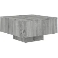vidaXL Couchtisch Grau Sonoma 60x60x31,5 cm Holzwerkstoff