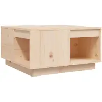 vidaXL Couchtisch 60x61x32,5 cm Massivholz Kiefer