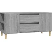 vidaXL TV-Schrank Grau Sonoma 102x44,5x50 cm Holzwerkstoff