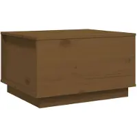 vidaXL Couchtisch Honigbraun 60x50x35 cm Massivholz Kiefer
