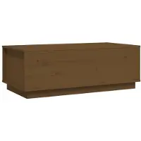 vidaXL Couchtisch Honigbraun 100x50x35 cm Massivholz Kiefer