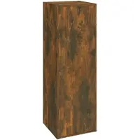 vidaXL TV-Schrank Räuchereiche 30,5x30x90 cm Holzwerkstoff