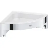 GROHE Start Cube QuickFix Eckduschkorb, klebbar, chrom