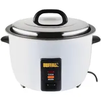 Buffalo Gastro Reiskocher – 4,2L Trockenreis, 10L Kapazität, Antihaft-Innentopf, 230V