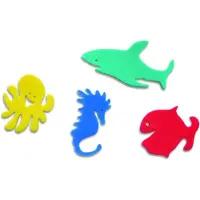 Edushape Badespielzeug Fischspaß - 4 Angelruten und 36 Fische in der Schachtel