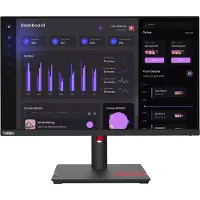 Lenovo ThinkVision T24i-30, 60,5 cm (23.8"), 1920 x 1080 Pixel, Full HD, LED, 6 ms, Schwarz
