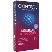 Control Sensual Xtra Dots 6PZ 6 St Kondome
