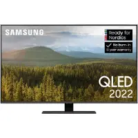 Samsung Series 8 QE50Q80BAT, 127 cm (50"), 3840 x 2160 Pixel, QLED, Smart-TV, WLAN, Schwarz, Silber