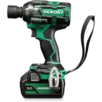 HiKOKI Akku-Schlagschrauber 18 V Brushless, 1/2, 600 Nm, incl. 2x Akku 5 Ah, Ladegerät, Zubehör, Koffer