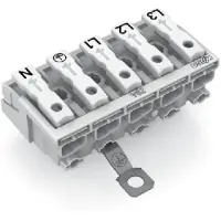 Wago 294-5425 Netzanschlussklemme mit PE-Schraubkontakt mit RastfüÃen
