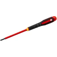 Bahco ERGO LAUS Skruetrækker BE-8050S lige kærv 1,0x5,5x125mm klinge 125mm, håndtag 27x122mm total længde 247mm
