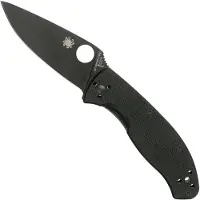 Spyderco Tenacious Taschenmesser, schwarz