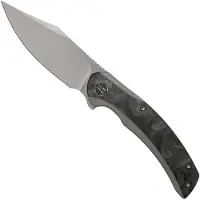 We Knife Snick Taschenmesser, marble carbon fiber inlay