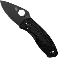 Spyderco Ambitious Lightweight Black Blade Taschenmesser