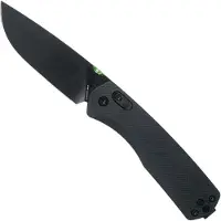 The James Brand The Carter XL - Black / Black / G10 / Straight Taschenmesser