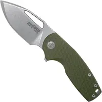 SOG Stout FLK Messer grün, Klingenlänge 67 mm, Gesamtlänge 162 mm, mit Flipper-Öffnung