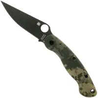 Spyderco Klappmesser Military PE Camouflage Camo Green