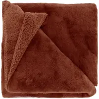 Unique living Plaid Torvah Rotholz 150x200 cm (rood)