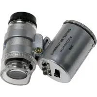 TSProf 60x Taschenmikroskop mit LED