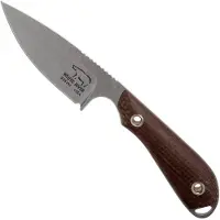 White River Knives M1 Natural Burlap Micarta feststehendes Messer, Kydexscheide