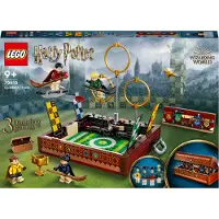 LEGO HARRY POTTER 76416 Harry Potter Quidditch Koffer, Spielzeug Set zum Bauen, Solo- oder 2-Spieler, 3 verschiedene Quidditch-Spiele mit Draco Malfoy und Cedric Diggory Minifiguren, Hausbanner & Goldenem Schnatz