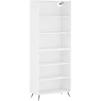 vidaXL Highboard Weiß 69,5x32,5x180 cm Holzwerkstoff