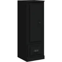 vidaXL Highboard Schwarz 36x35,5x103,5 cm Holzwerkstoff