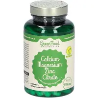 GreenFood Nutrition Calcium Magnesium Zinc Citrate 120cps 120 St Kapseln