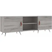 vidaXL TV-Schrank Grau Sonoma 150x30x50 cm Holzwerkstoff