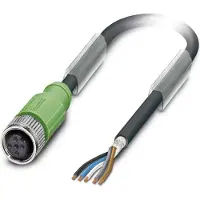 Phoenix Contact 1682951 Sensor-/Aktor-Kabel SAC-5P- 5,0-PUR/M12FS SH SAC5P50PURM12FSSH