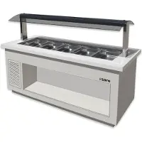 Saro Heißes Buffet Premium Line SB-H170 weiss