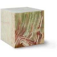 HK Living - Marble Block Table, 35 cm onyx