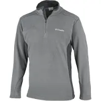 Columbia - Klamath Range II Half Zip - Fleecepullover Gr M - Regular grau