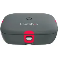 Faitron HeatsBox Style+ - Elektrische Lunchbox - Lunchbox für Erwachsene - Edelstahl - Verschiedene Fächer - Mit Smartphone App - 220V - Für warme Mahlzeiten