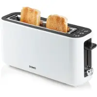 Domo DO962T, 2 Scheibe(n), Weiß, Tasten, Drehregler, 980 W, 0,9 m, 395 mm