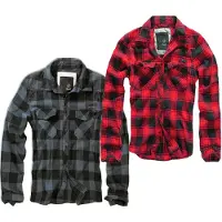 Brandit Check Hemd Herren Baumwolle schwarz, 4XL