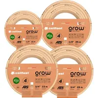 Cellfast GROWGrowGrow Schlauch de Garten 4 Lagen ATS Tricot geflochten UV-beständig Anti Algen (1/2" 15 m)