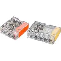 ELP Steckklemmen Mikro, 100 Stk., 5 x 0,5 - 2,5 mm², transparent