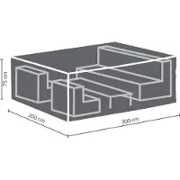 Perel Schutzhülle für Loungeset L - 300 x 200 x 75 cm
