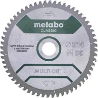 Metabo Multicutclassic 254x30 Multimaterial-kreissägeblatt