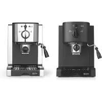 BEEM ESPRESSO PERFECT, Espressomaschine, 1,25 l, Gemahlener Kaffee, 1470 W, Schwarz, Silber