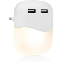 Smartwares LED Nachtlicht night light, Stecker-Nachtlicht, Weiß, IP20, LED, 0,3 W, 3000 K