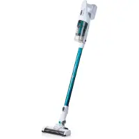 Domo DO233SV, 2-in-1-Stabstaubsauger, Beutellos, Blau, Trocken, Zyklonal, Akku