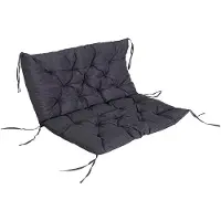 Merkloos Sunny Stuhlkissen für Hollywoodschaukel grau 98 x 100 x 8cm