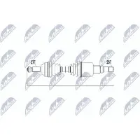 NTY NPW-JG-000 Antriebswelle Vorne Links Vorne für JAGUAR X-Type Limousine (X400) X-Type Kombi (X400)