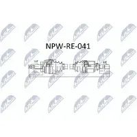 NTY NPW-RE-041 Antriebswelle Vorne Links für RENAULT MASTER III Kasten (FV) MASTER III Pritsche/Fahrgestell (EV, HV, UV) MASTER III Bus (JV) für OPEL