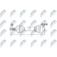 NTY NPW-RE-003 Antriebswelle Vorne Links Links für RENAULT LAGUNA II Grandtour (KG0/1) LAGUNA II (BG0/1)