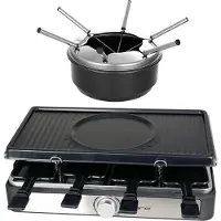 Emerio RG-124930, 8 Person(en), Schwarz, Edelstahl, Drehregler, 1400 W, 220 - 240 V, 50 / 60 Hz