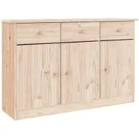 vidaXL Sideboard ALTA 112x35x73 cm Massivholz Kiefer