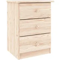 vidaXL Nicola 3 drawers